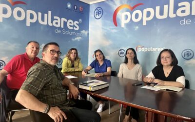 El PP de Salamanca se reúne con el comité de huelga de los funcionarios de la administración de Justicia