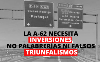 El PP de Salamanca ve patético el triunfalismo del PSOE ante una supuesta inversión en la A-62